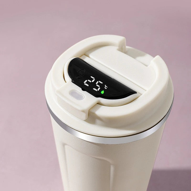Aiutarsi's Thermos Coffee Cup with Temperature Display 510ml - Aiutarsi