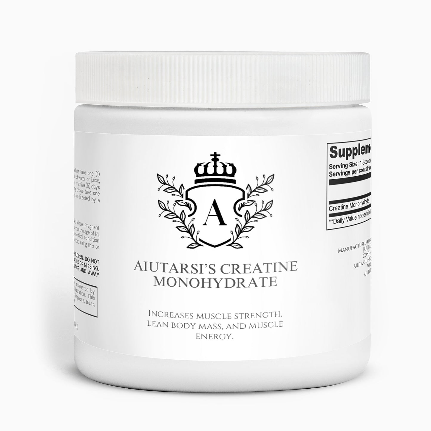 Aiutarsi's Creatine Monohydrate - Aiutarsi