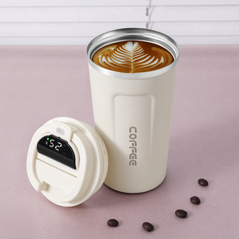 Aiutarsi's Thermos Coffee Cup with Temperature Display 510ml - Aiutarsi