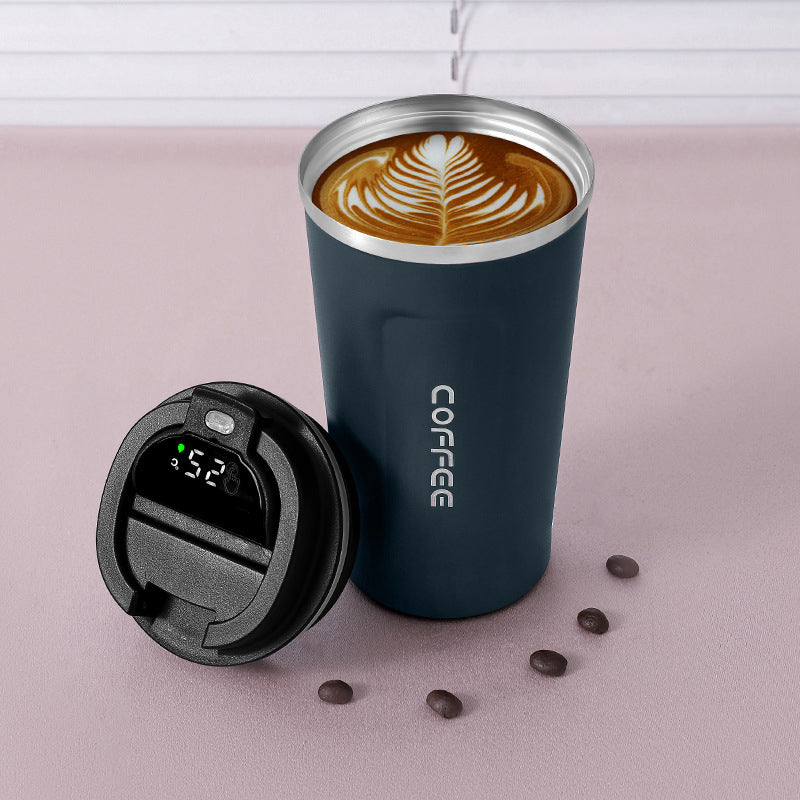 Aiutarsi's Thermos Coffee Cup with Temperature Display 510ml - Aiutarsi