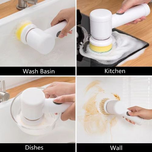Aiutarsi's Handheld Electric Bathroom Scrubber. - Aiutarsi