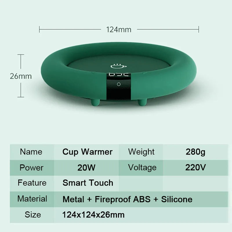 Aiutarsi's Smart Mug Warmer Coaster Pad. - Aiutarsi