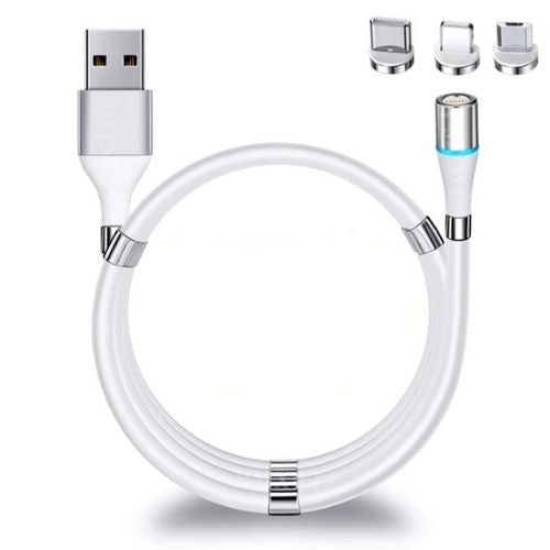 Aiutarsi's Magnetic Phone Charging Cable Self Winding. - Aiutarsi