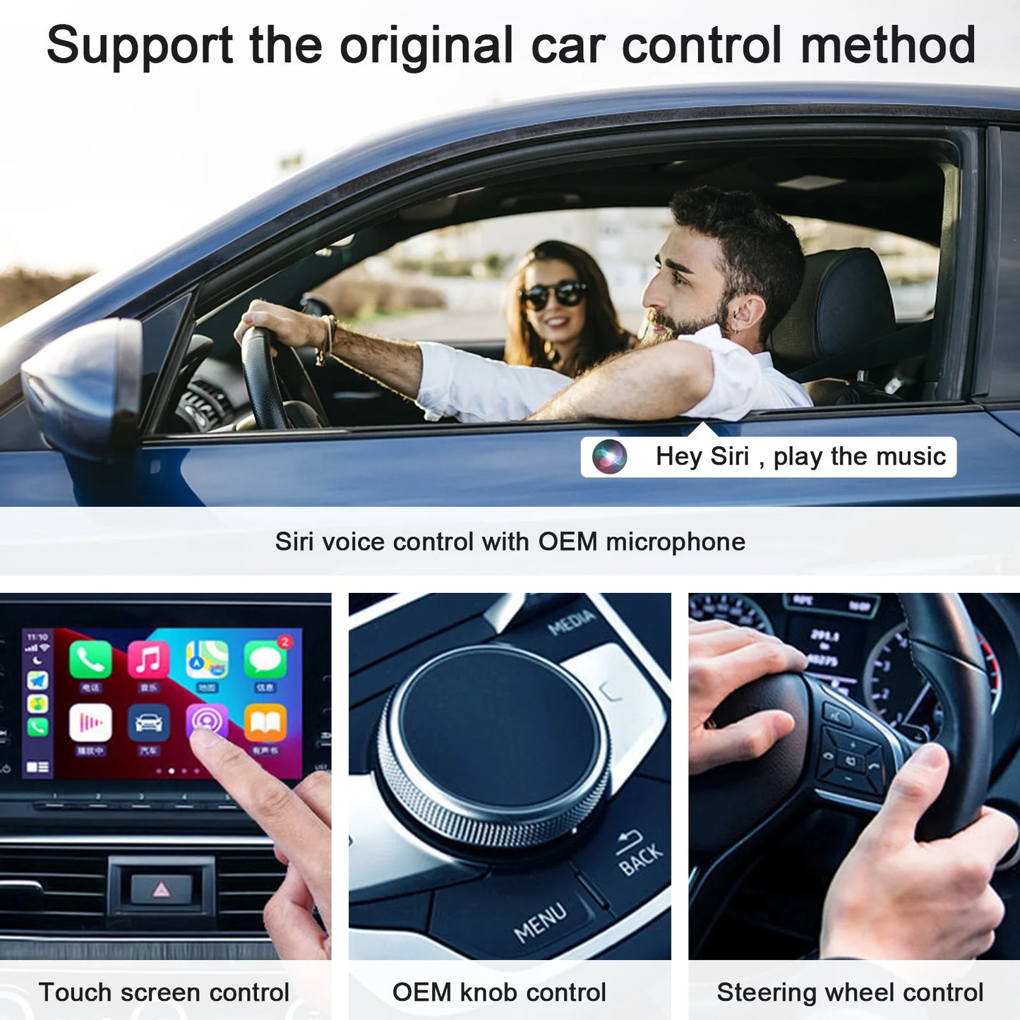 Aiutarsi's Wireless CarPlay Adapter For Android & Apple. - Aiutarsi