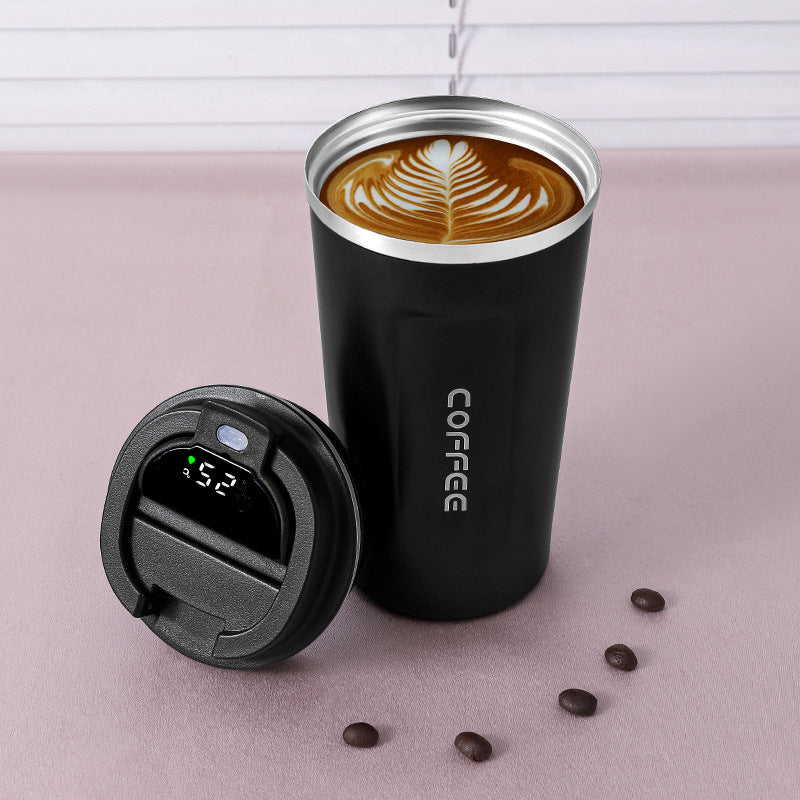Aiutarsi's Thermos Coffee Cup with Temperature Display 510ml - Aiutarsi