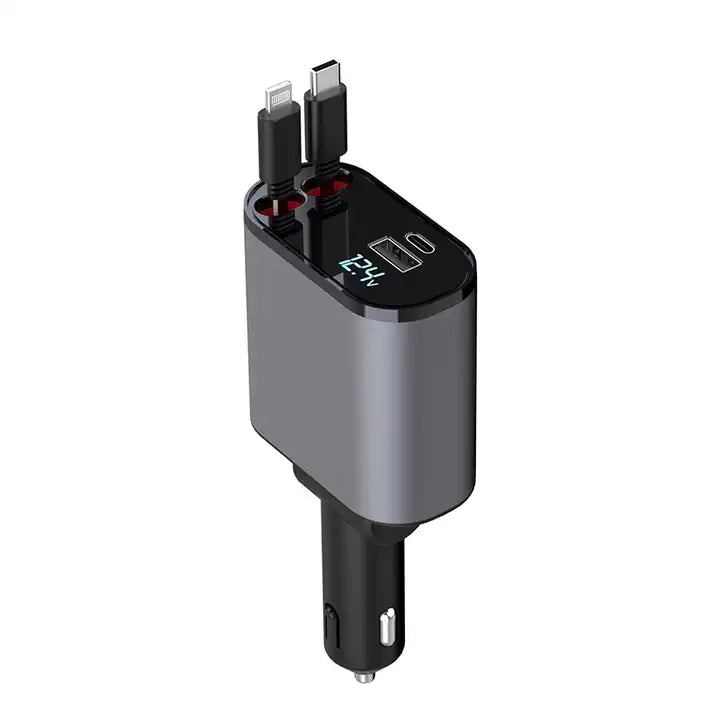 Aiutarsi's Retractable Car Charger. - Aiutarsi