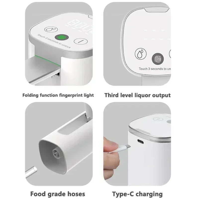 Aiutarsi's Electric Alcohol Dispenser. - Aiutarsi