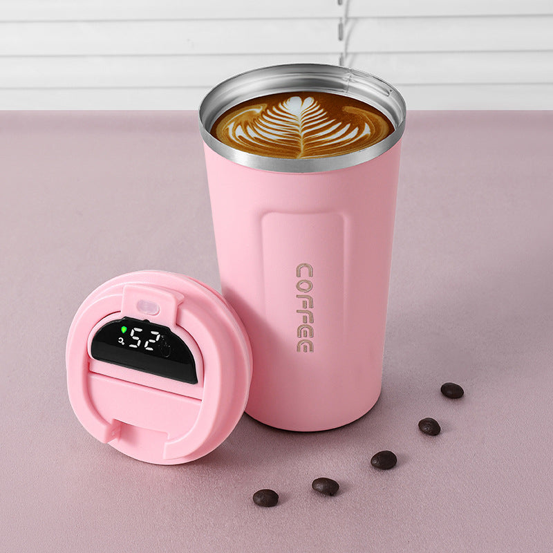 Aiutarsi's Thermos Coffee Cup with Temperature Display 510ml - Aiutarsi