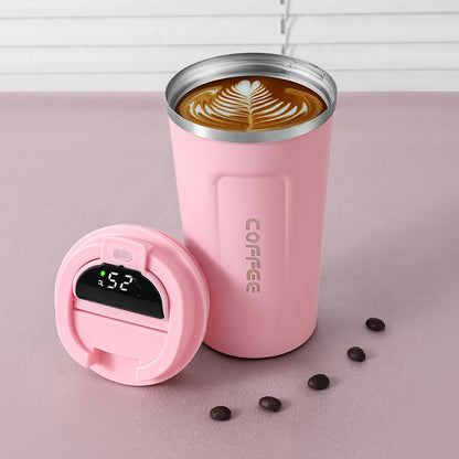 Aiutarsi's Thermos Coffee Cup with Temperature Display 510ml - Aiutarsi