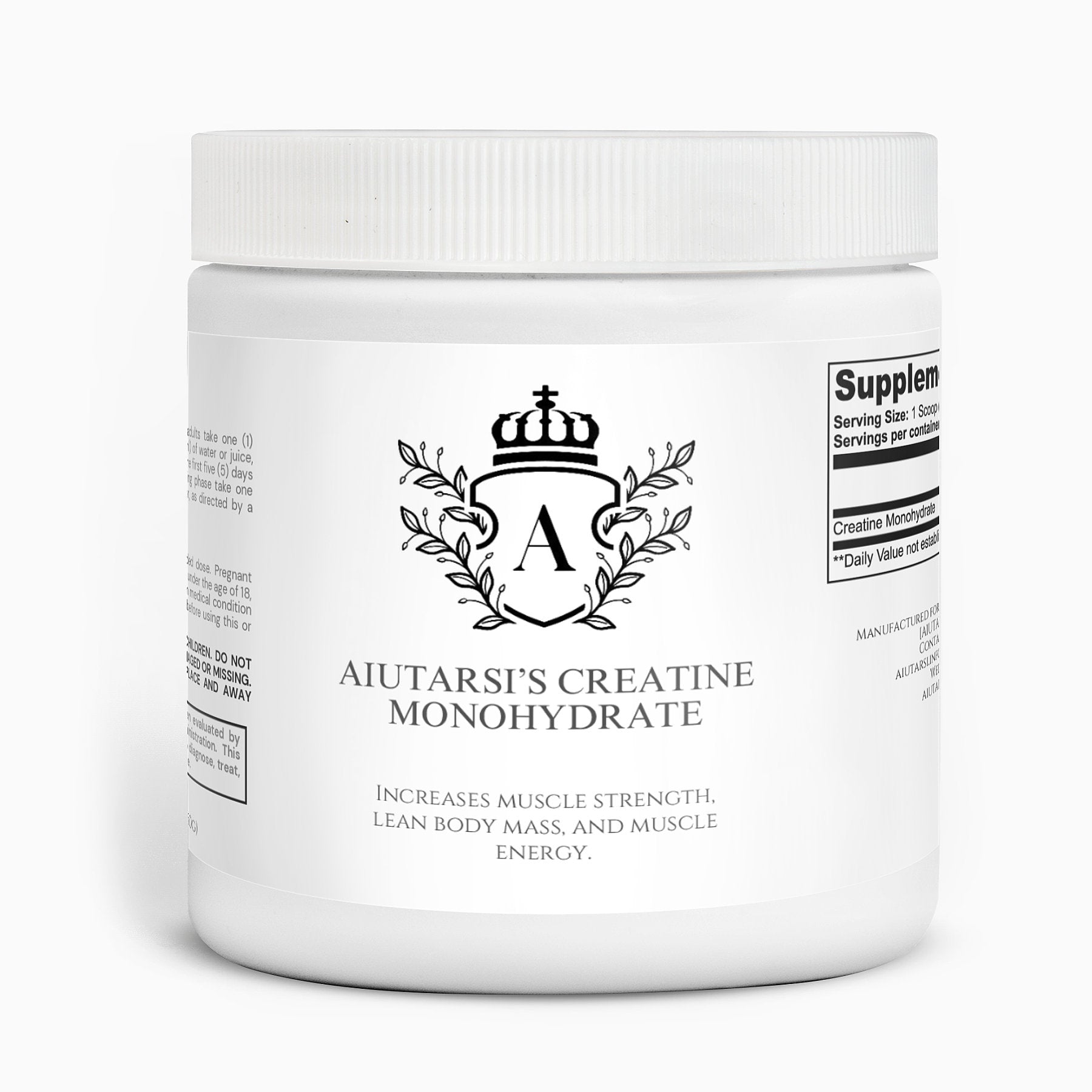 Aiutarsi's Creatine Monohydrate - Aiutarsi