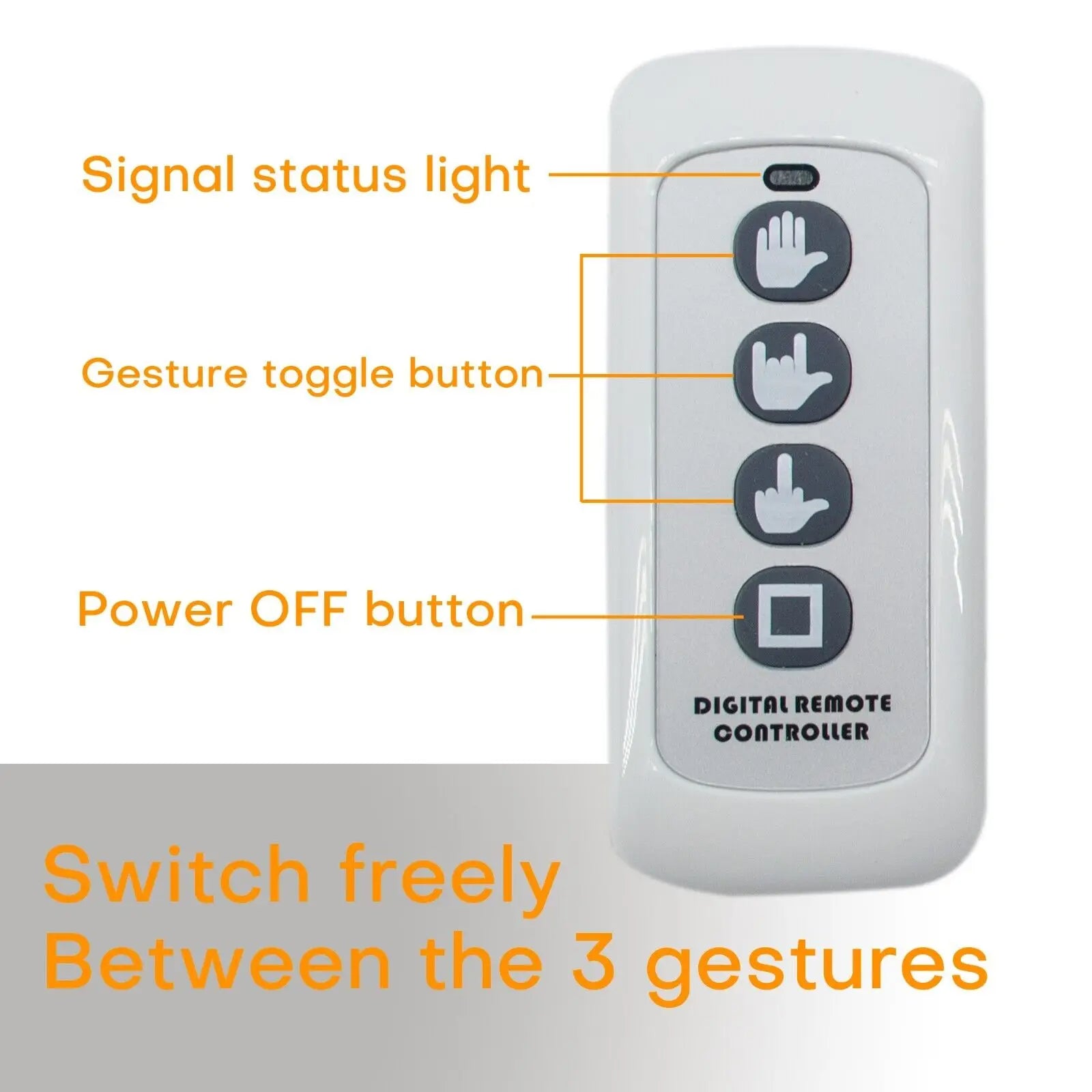 Aiutarsi's Hand Gesture Car Light. - Aiutarsi