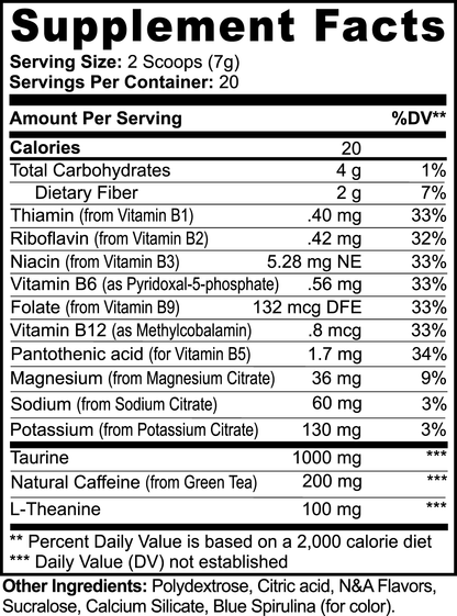 Aiutarsi's Energy Powder (Cotton Candy) - Aiutarsi
