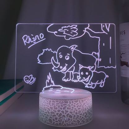 Aiutarsi's Rewritable Night Light - Aiutarsi