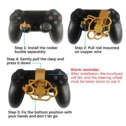 Aiutarsi's Mini Steering Wheel Game Controller Attachment. - Aiutarsi
