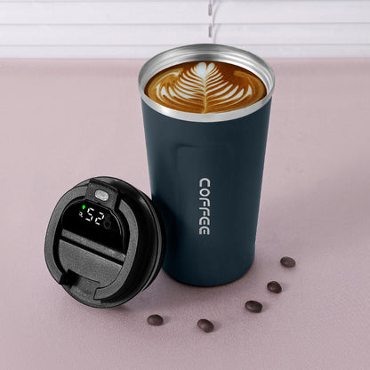 Aiutarsi's Thermos Coffee Cup with Temperature Display 510ml - Aiutarsi