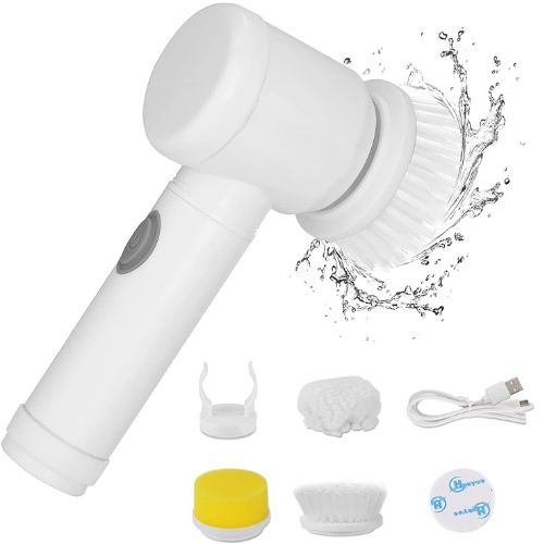 Aiutarsi's Handheld Electric Bathroom Scrubber. - Aiutarsi