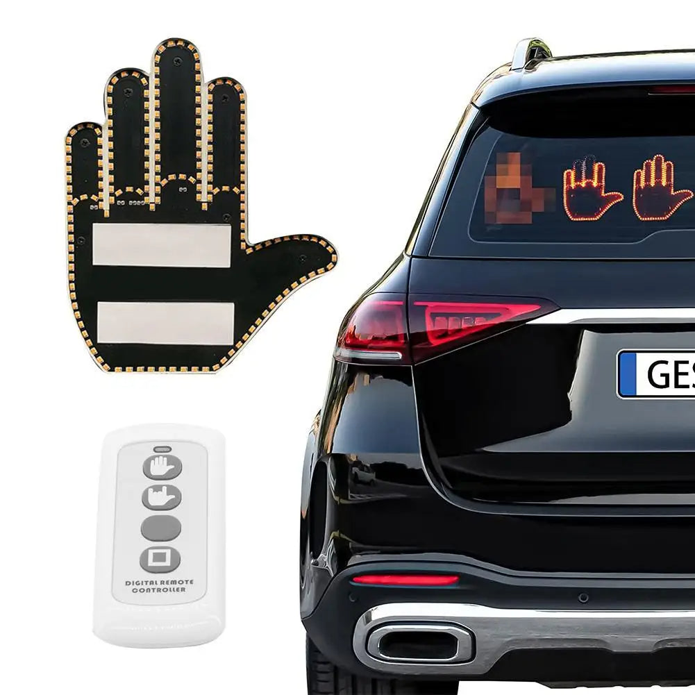 Aiutarsi's Hand Gesture Car Light. - Aiutarsi
