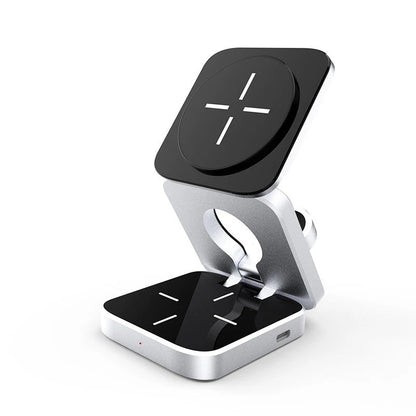 Aiutarsi's Portable 3 in 1 Foldable Wireless Charger Stand. - Aiutarsi