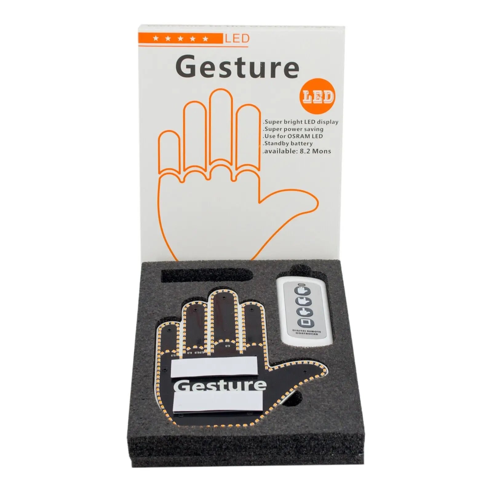 Aiutarsi's Hand Gesture Car Light. - Aiutarsi